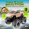 imageGoBang 116 Amphibious Cyber Police Car Monster Truck Toys Remote Control Car Waterproof Rc Cars 4WD All Terrain OffRoad Trucks for 6 7 8 9 10 11 12 Year Old Boys Girls Gifts PresentsRose Gold