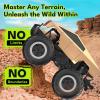 imageGoBang 116 Amphibious Cyber Police Car Monster Truck Toys Remote Control Car Waterproof Rc Cars 4WD All Terrain OffRoad Trucks for 6 7 8 9 10 11 12 Year Old Boys Girls Gifts PresentsRose Gold