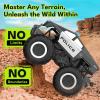 imageGoBang 116 Amphibious Cyber Police Car Monster Truck Toys Remote Control Car Waterproof Rc Cars 4WD All Terrain OffRoad Trucks for 6 7 8 9 10 11 12 Year Old Boys Girls Gifts PresentsBlack