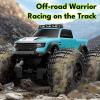 imageThreeking 116 Waterproof Monster Truck Pickup Toys RC Cars Remote Control Car Truck Toys 4WD All Terrain OffRoad Car Toy Gifts Presents 6 7 8 9 10 11 12 Year Old Kids Boys Girls ToysBlue