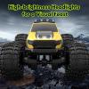 imageThreeking 116 Waterproof Monster Truck Pickup Toys RC Cars Remote Control Car Truck Toys 4WD All Terrain OffRoad Car Toy Gifts Presents 6 7 8 9 10 11 12 Year Old Kids Boys Girls ToysBlue