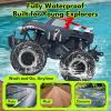 imageThreeking 116 Waterproof Monster Truck Pickup Toys RC Cars Remote Control Car Truck Toys 4WD All Terrain OffRoad Car Toy Gifts Presents 6 7 8 9 10 11 12 Year Old Kids Boys Girls ToysPickupred