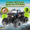 imageThreeking 116 Waterproof Monster Truck Pickup Toys RC Cars Remote Control Car Truck Toys 4WD All Terrain OffRoad Car Toy Gifts Presents 6 7 8 9 10 11 12 Year Old Kids Boys Girls ToysPickup