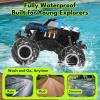 imageThreeking 116 Waterproof Monster Truck Pickup Toys RC Cars Remote Control Car Truck Toys 4WD All Terrain OffRoad Car Toy Gifts Presents 6 7 8 9 10 11 12 Year Old Kids Boys Girls ToysPickup