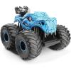 imageThreeking 118 Dinosaur RC Car Remote Control Cars Trucks Toy 4WD OffRoad Car Toys with Lights Spray Suitable for All Terrain Gifts Presents for BoysGirls Ages 6 BlueBlue