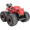 imageThreeking 118 Dinosaur RC Car Remote Control Cars Trucks Toy 4WD OffRoad Car Toys with Lights Spray Suitable for All Terrain Gifts Presents for BoysGirls Ages 6 BlueRed