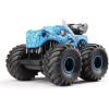 imageThreeking 118 Dinosaur RC Car Remote Control Cars Trucks Toy 4WD OffRoad Car Toys with Lights Spray Suitable for All Terrain Gifts Presents for BoysGirls Ages 6 BlueBlue