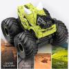 imageThreeking 118 Dinosaur RC Car Remote Control Cars Trucks Toy 4WD OffRoad Car Toys with Lights Spray Suitable for All Terrain Gifts Presents for BoysGirls Ages 6 BlueGreen