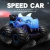 imageThreeking 118 Dinosaur RC Car Remote Control Cars Trucks Toy 4WD OffRoad Car Toys with Lights Spray Suitable for All Terrain Gifts Presents for BoysGirls Ages 6 BlueBlue