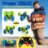 imageThreeking RC Stunt Cars Remote Control Car Toys with Lights DoubleSided Driving Gifts Presents 6 7 8 9 10 11 12 Year Old Girls PinkGreenblue