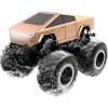 imageGoBang 116 Amphibious Cyber Police Car Monster Truck Toys Remote Control Car Waterproof Rc Cars 4WD All Terrain OffRoad Trucks for 6 7 8 9 10 11 12 Year Old Boys Girls Gifts PresentsRose Gold