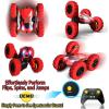 imageThreeking Remote Control Car RC Cars Toys for Boys Girls Ages 612 Upgraded USBC Modular Batteries 4WD Stunt Car with Breathing Soft Lights DoubleSided Driving ampamp 360 Flips Presents Gifts BlueRed